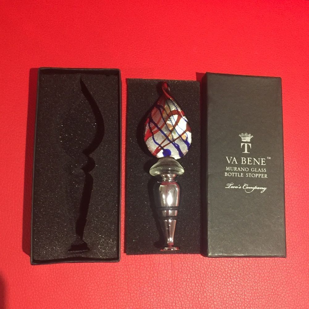 Murano glass bottle stopper.
